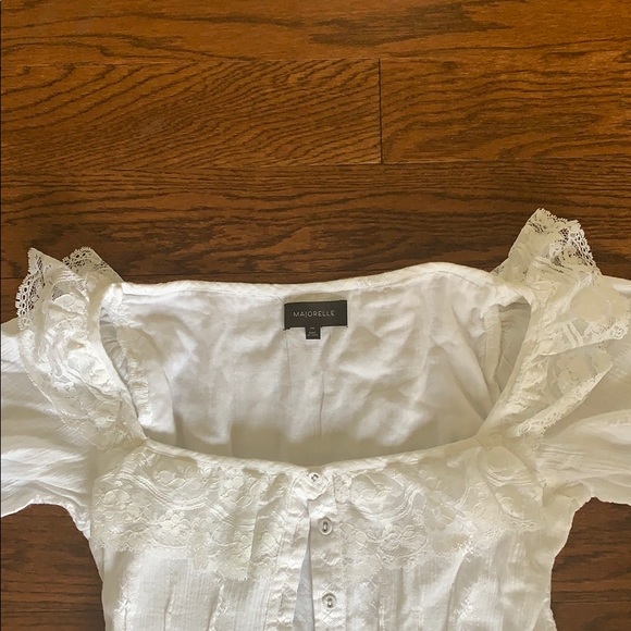 🤍Elegant Majorelle White Dress size 🤍 - Picture 3 of 10